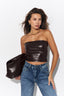 "Lazy" Leather Top