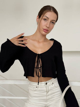 Eliza Tie-Front Shirt